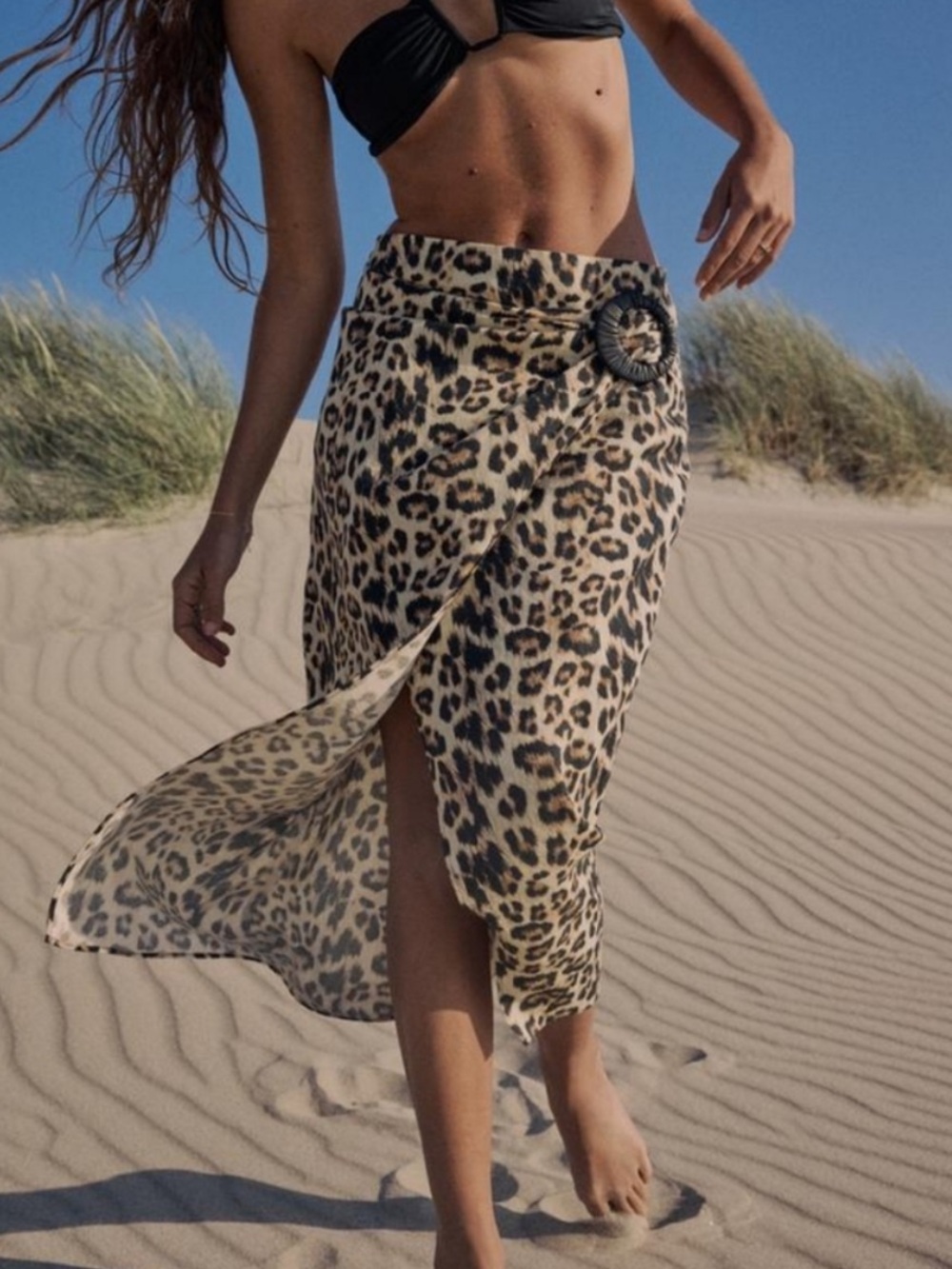 Zara Leopard Print Skirt